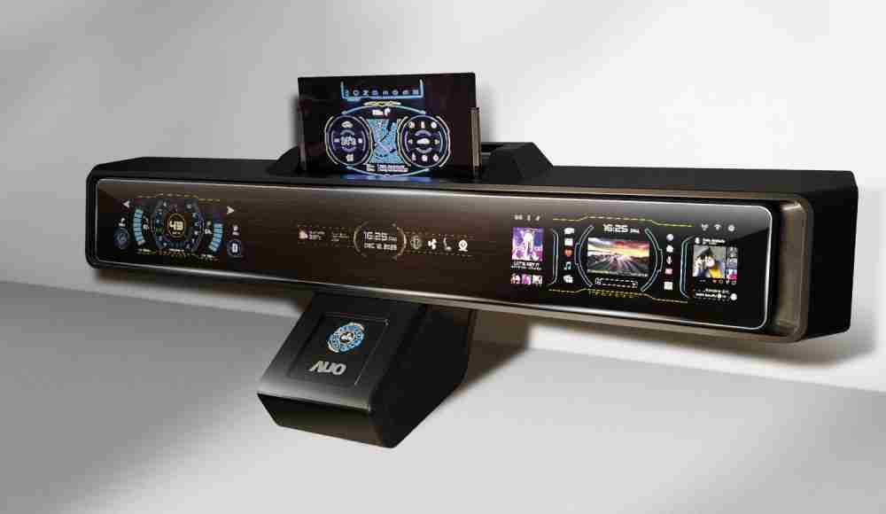 云顶国际8588ydMicro LED沉浸式车舱显示方案结合 可卷式、、可伸缩的Micro LED应用并可呈现不同的质感纹路，，展现人性化设计